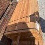 Ca. 306x Guyana Teak Planken Fijnbezaagd, 31x50mm, lengte 225/215cm, 8